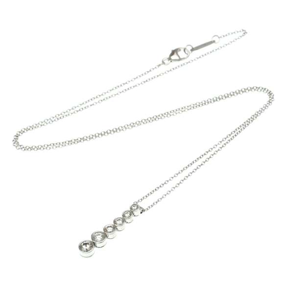 TIFFANY Silver Diamond Necklace